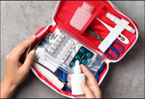 The medical kit is a resource of great support for unforeseen domestic events