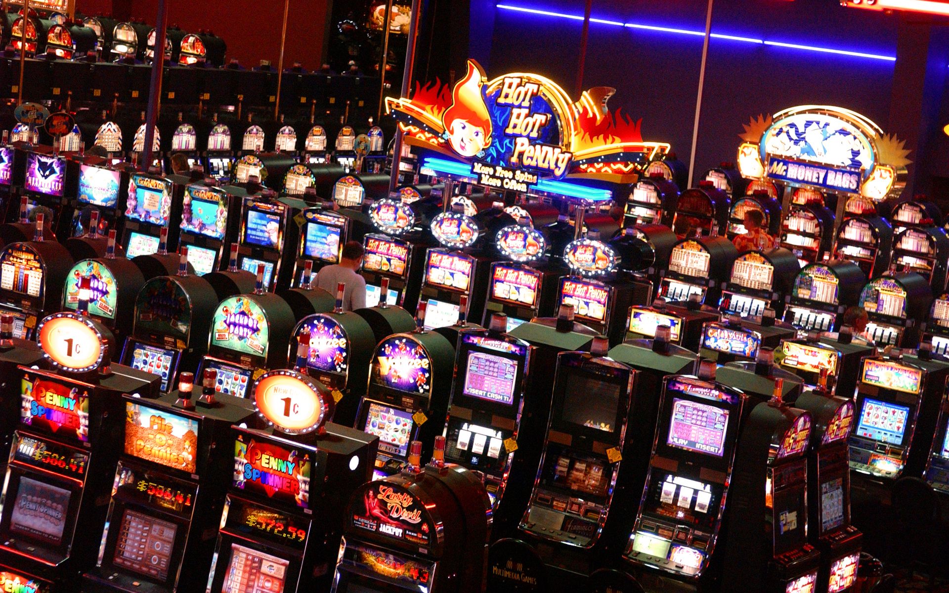 Casinos being popular with the introduction of slot games