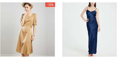Silk dresses for a Winter Wedding